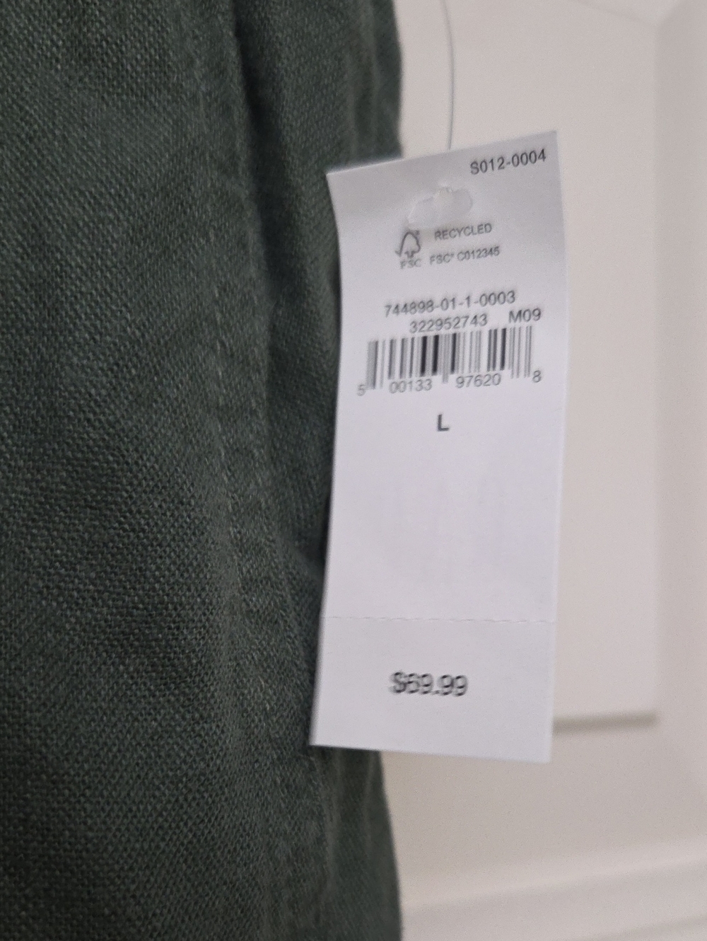 Gap Women's Linen Blend Pull-On Pant - Picture 7 of 7